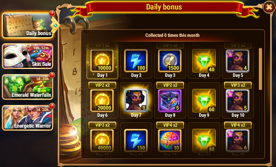 [Hero Wars]Daily bonus