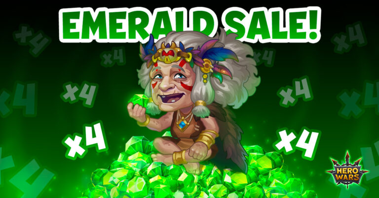 [Hero Wars Guide]Emerald x4 Sale｜Insights with HeroWars Login