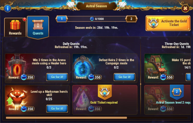 [Hero Wars Guide]Season Event｜Insights with HeroWars Login