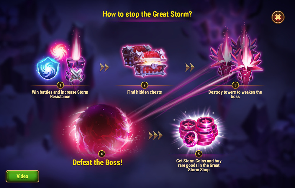 Hero Wars Guide]The Great Storm MAP Strategy｜Insights with HeroWars Login