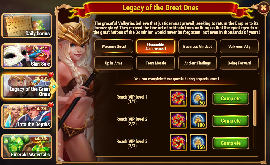 [Hero Wars]Legacy of the Great Ones Quest_1