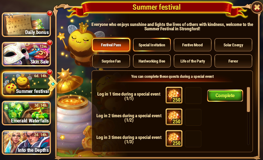 [Hero Wars Guide]Summer Festival Quest_1