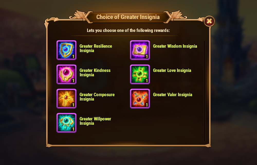 [Hero Wars Guide]Choice of Greater Insignia
