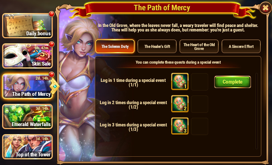 [Hero Wars Guide]The Path of Mercy Quests_1