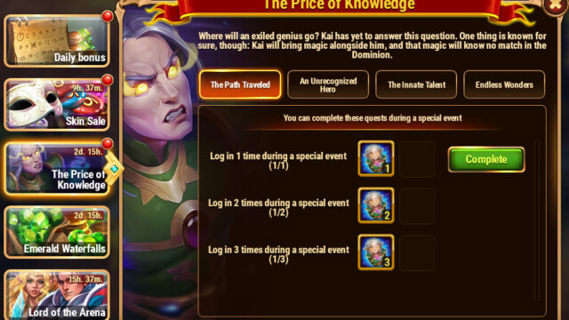 [Hero Wars Guide]The Price of Knowledge Quests_1