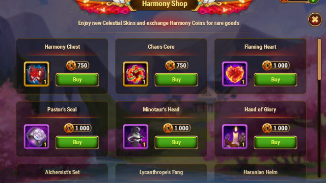 [Hero Wars Guide]Harmony Shop