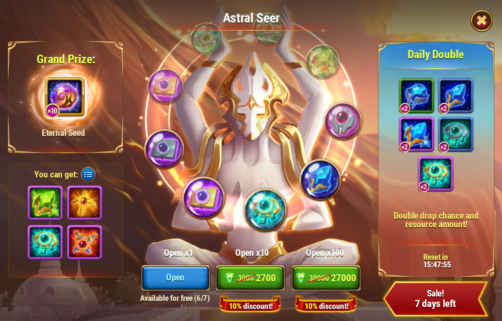 [Hero Wars Guide]Astral Seer Sale