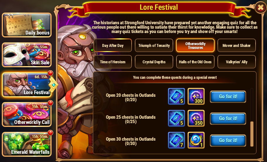[Hero Wars Guide]Lore Festival Quest 8