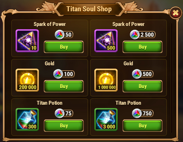 [Hero Wars Guide] Titan Soul Shop