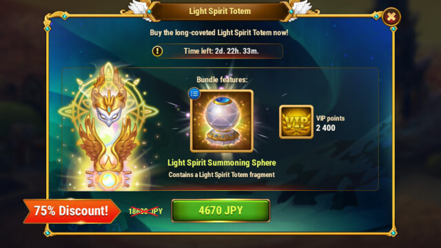 [Hero Wars Guide] Light Spirit Totem Offer