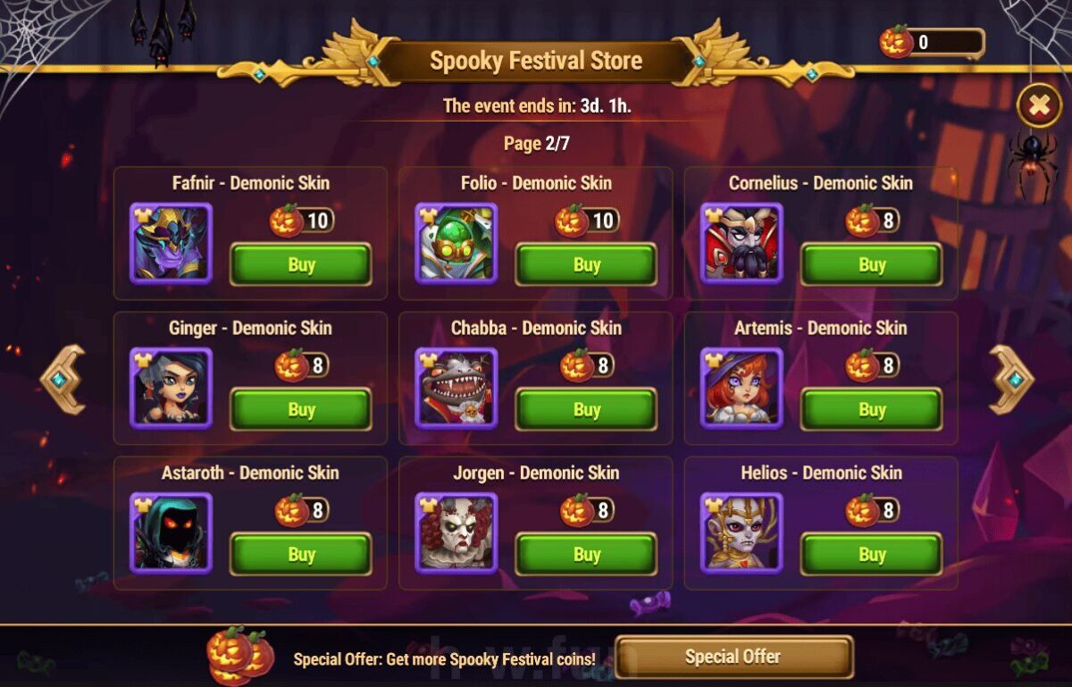 [Hero Wars Guide] Spooky Festival Store 2025