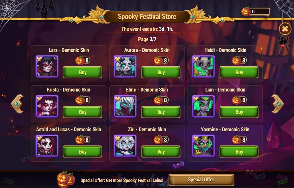 [Hero Wars Guide] Spooky Festival Store 2025
