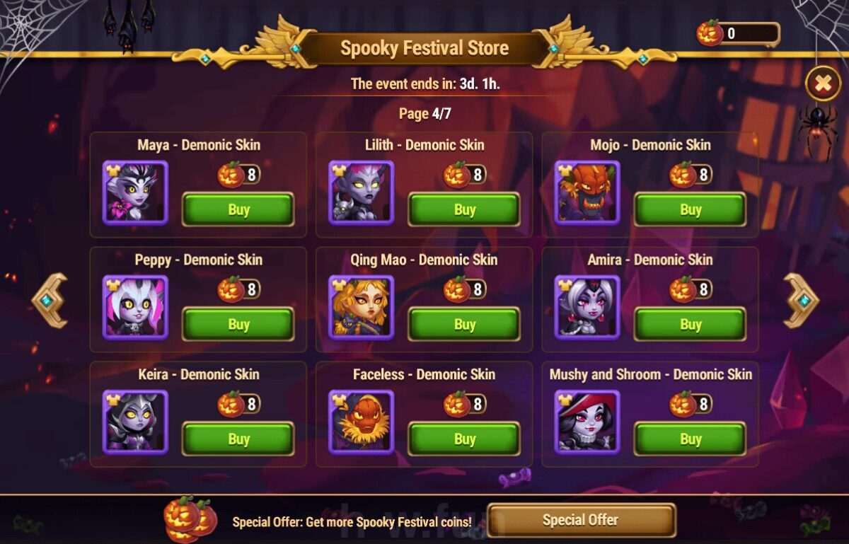 [Hero Wars Guide] Spooky Festival Store 2025