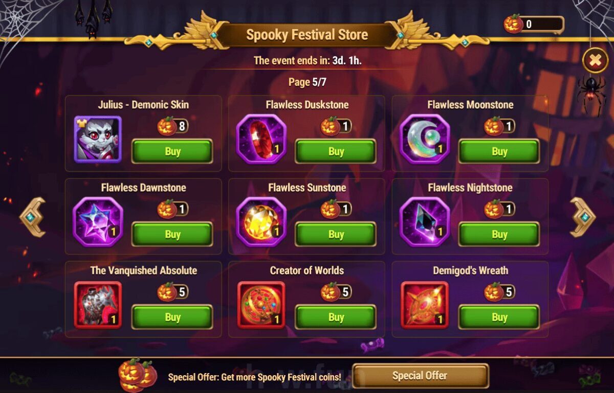 [Hero Wars Guide] Spooky Festival Store 2025