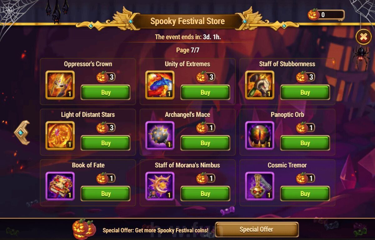 [Hero Wars Guide] Spooky Festival Store 2025