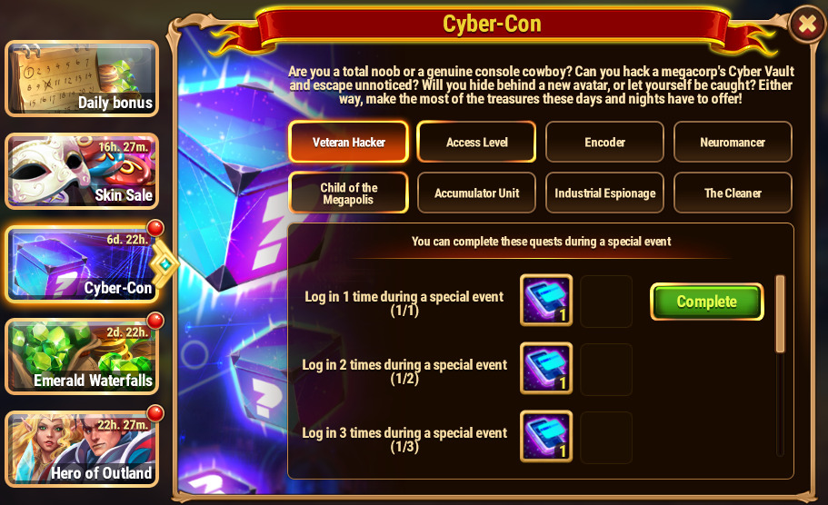 [Hero Wars Guide] Cyber-con Quest_1