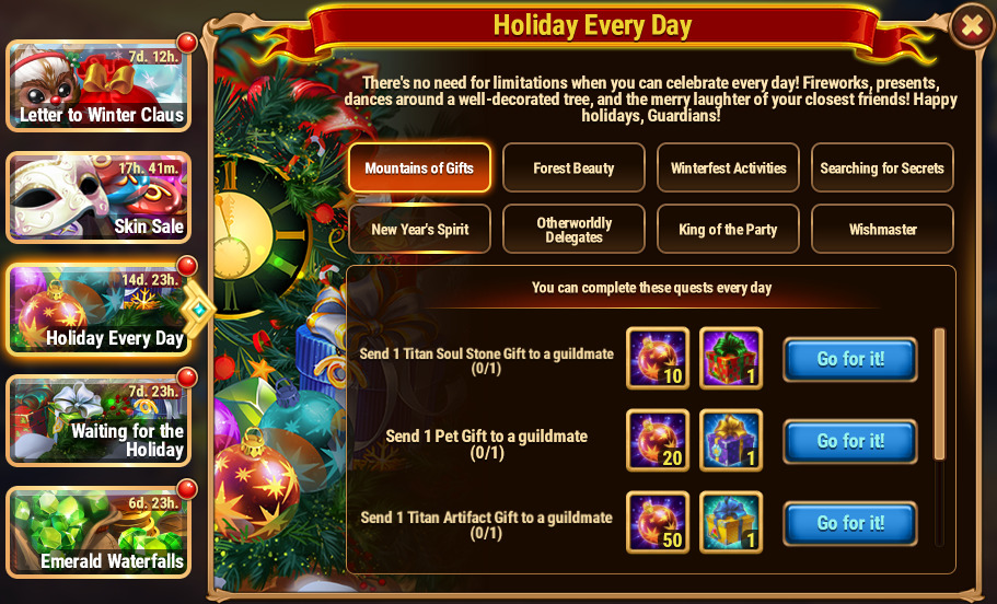 [Hero Wars Guide]Holiday Everyday Quest 1