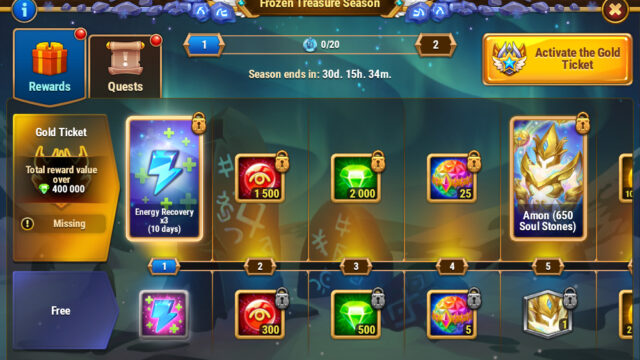 [Hero Wars Guide] Frozen Treasure Season Reword_1