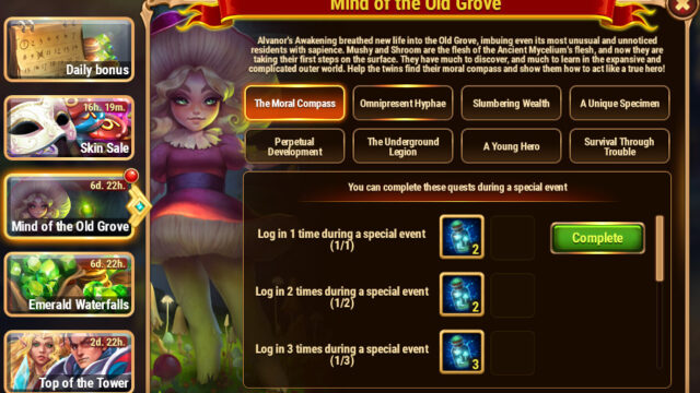 [Hero Wars Guide]Mind of the Old Grove 1