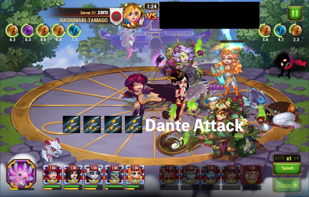 [Hero Wars] Iriss Pets case Dante 1