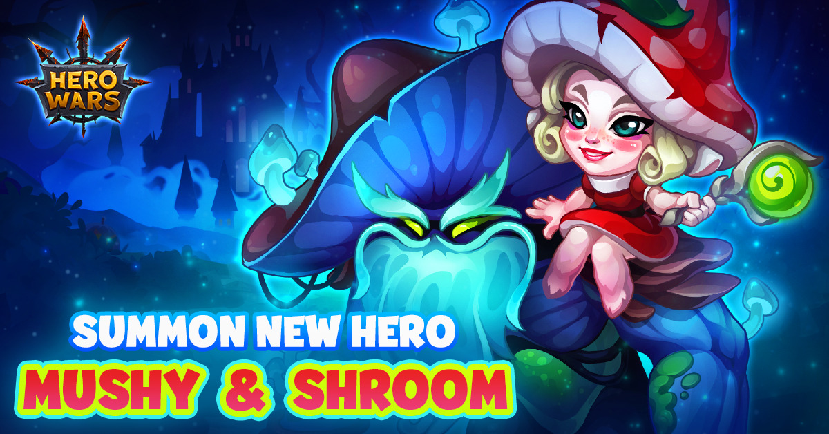 [Hero Wars] summon new hero Mushy and Shroom