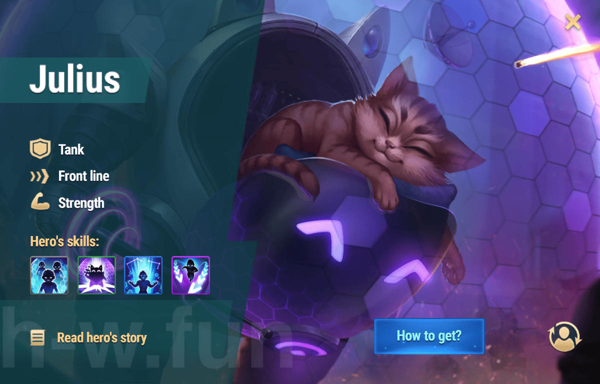 [Hero Wars Guide] Julius Stat