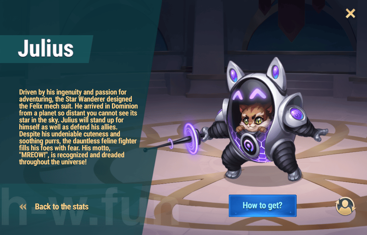 [Hero Wars Guide] Julius Story