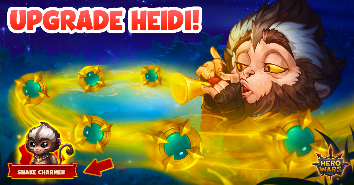 [Hero Wars] Upgrade Heidi