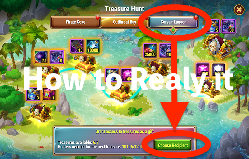 [Hero Wars Guide]Treasure Hunt Gift Relay