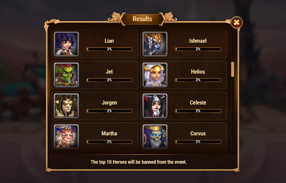 [Hero Wars Guide] Cosmic Battle Intermediate Vote result_3