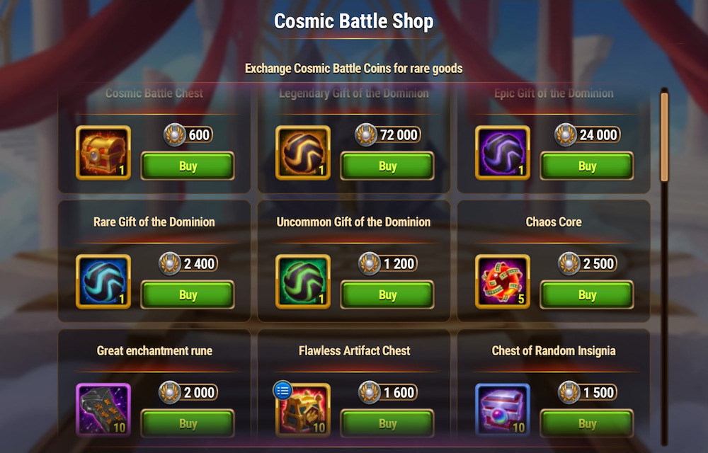 [Hero Wars Guide] Cosmic Battle Shop_1