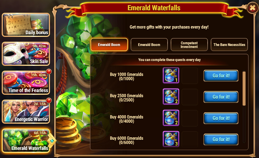 [Hero Wars Guide] Emerald Waterfalls Quest_1