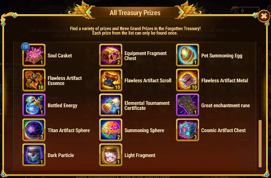 [Hero Wars Guide] The Forgotten Treasury 2023 Prize 2