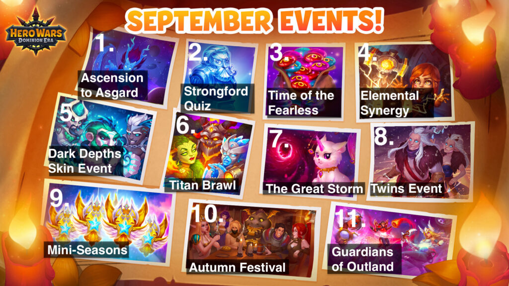 [Hero Wars] September Events