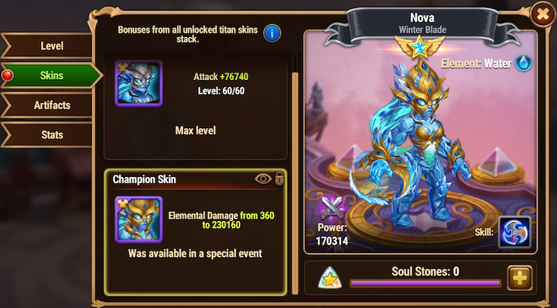 [Hero Wars Guide] Nova Champion Skin