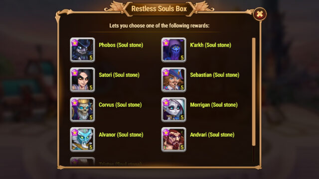 [Hero Wars Guide] Restless Souls Box