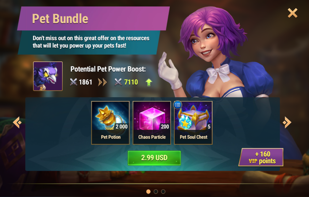 [Hero Wars Guide] The Offer of the day Pet Bundle