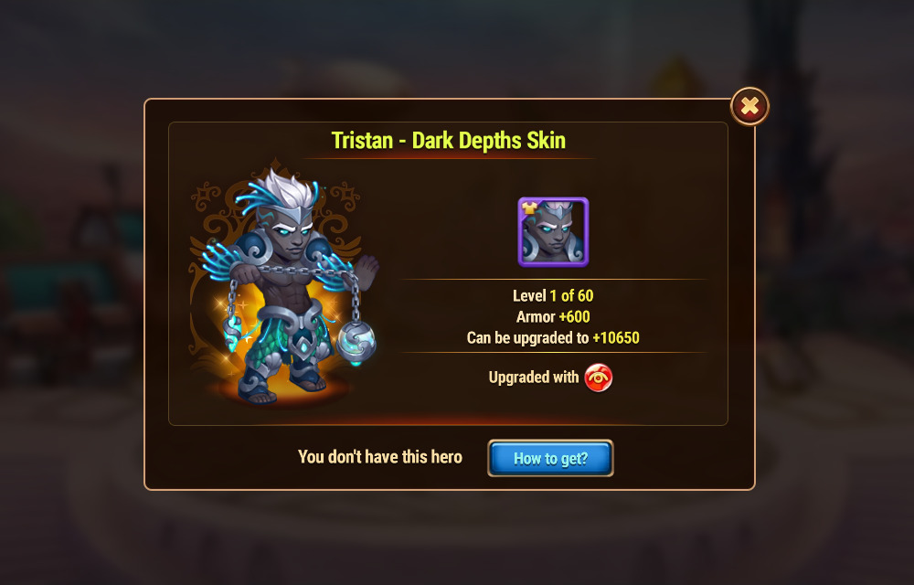 [Hero Wars Guide] Tristan Dark Depths Skin