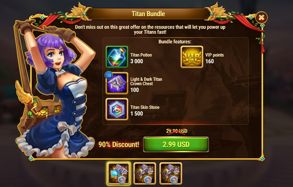 [Hero Wars Guide]The Offer of the day Titan Bundle_1