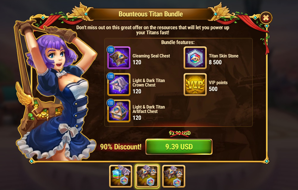 [Hero Wars Guide]The Offer of the day Titan Bundle_2
