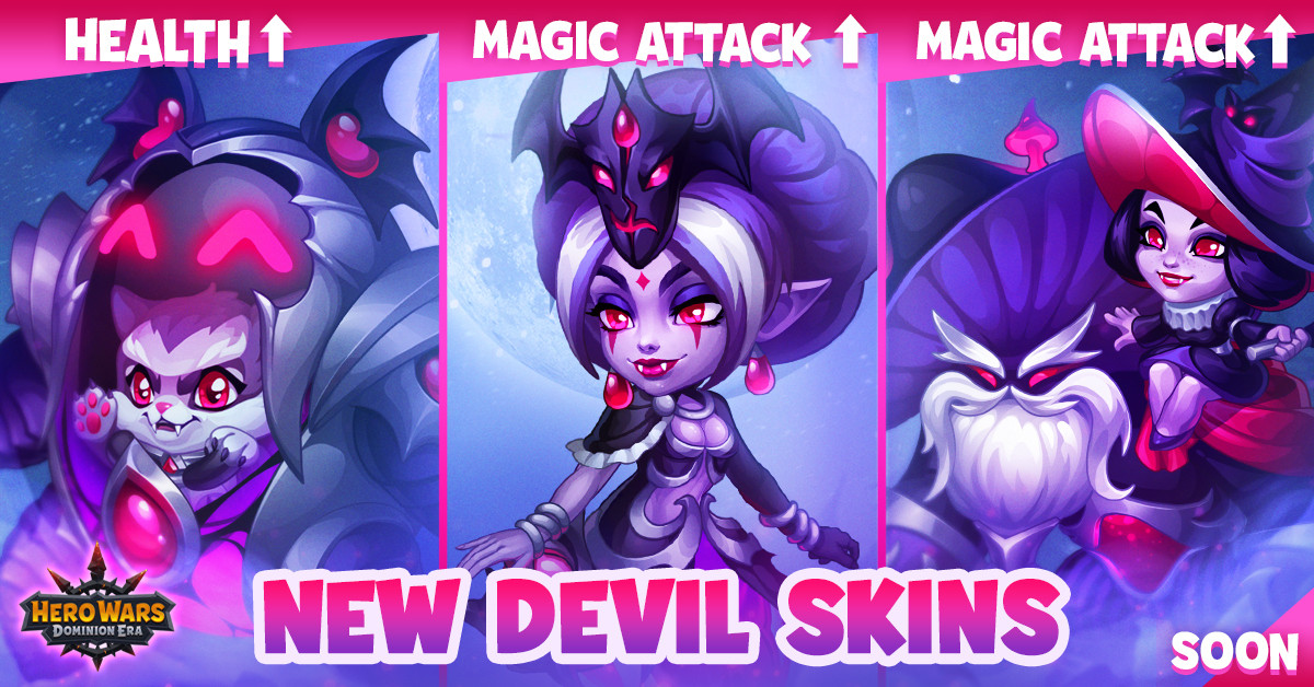 [Hero Wars] Demonic Skins in 2023