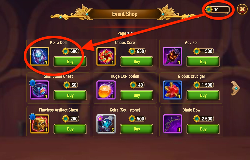 [Hero Wars Guide] The 10 Emerald Coin Method