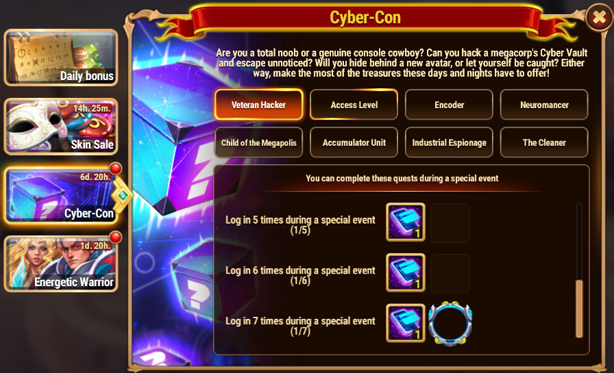 [Hero Wars Guide] Cyber-con Quests 2023_2_3
