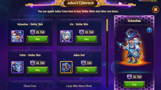 [Hero Wars Guide]Julius's Cybertech