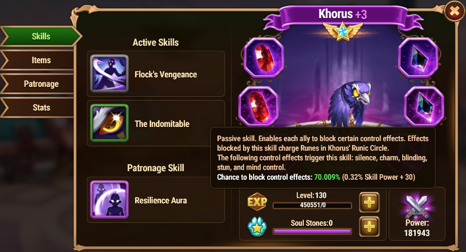 [Hero Wars Guide] Khorus The Indomitable