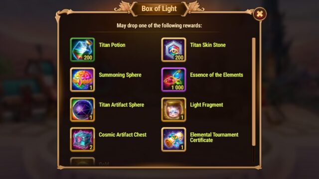 [Hero Wars Guide] Box of Light