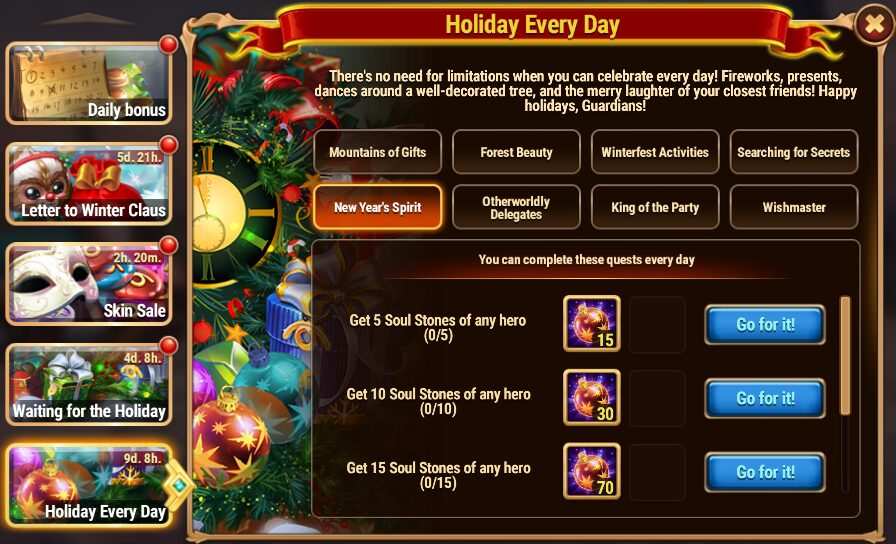 [Hero Wars Guide] Holiday Everyday Quest