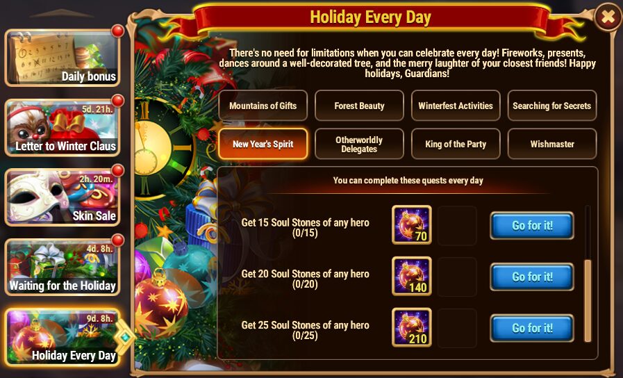 [Hero Wars Guide] Holiday Everyday Quest