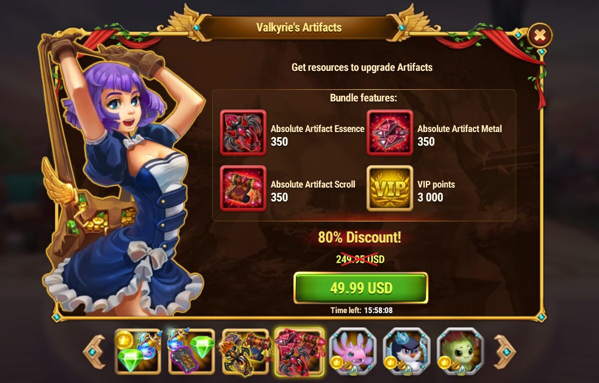 [Hero Wars Guide] Special Offer Red Artifacts_1