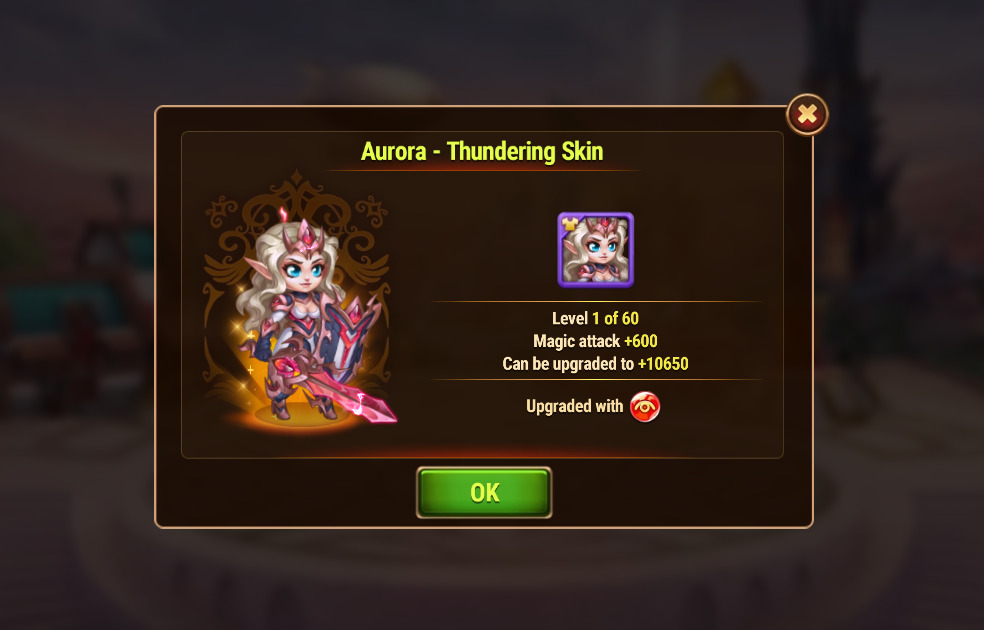 [Hero Wars Guide] Thunder Aurora Skin